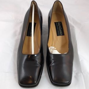 Host Pick! RALPH LAUREN dark brown “Amanda” pump heels